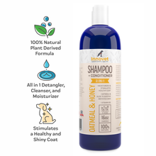 Load image into Gallery viewer, All Natural Oatmeal &amp; Honey Shampoo + Conditioner for Dogs
