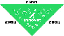 Load image into Gallery viewer, Lime Green Pet Bandanas - Large - | Innovet Pet
