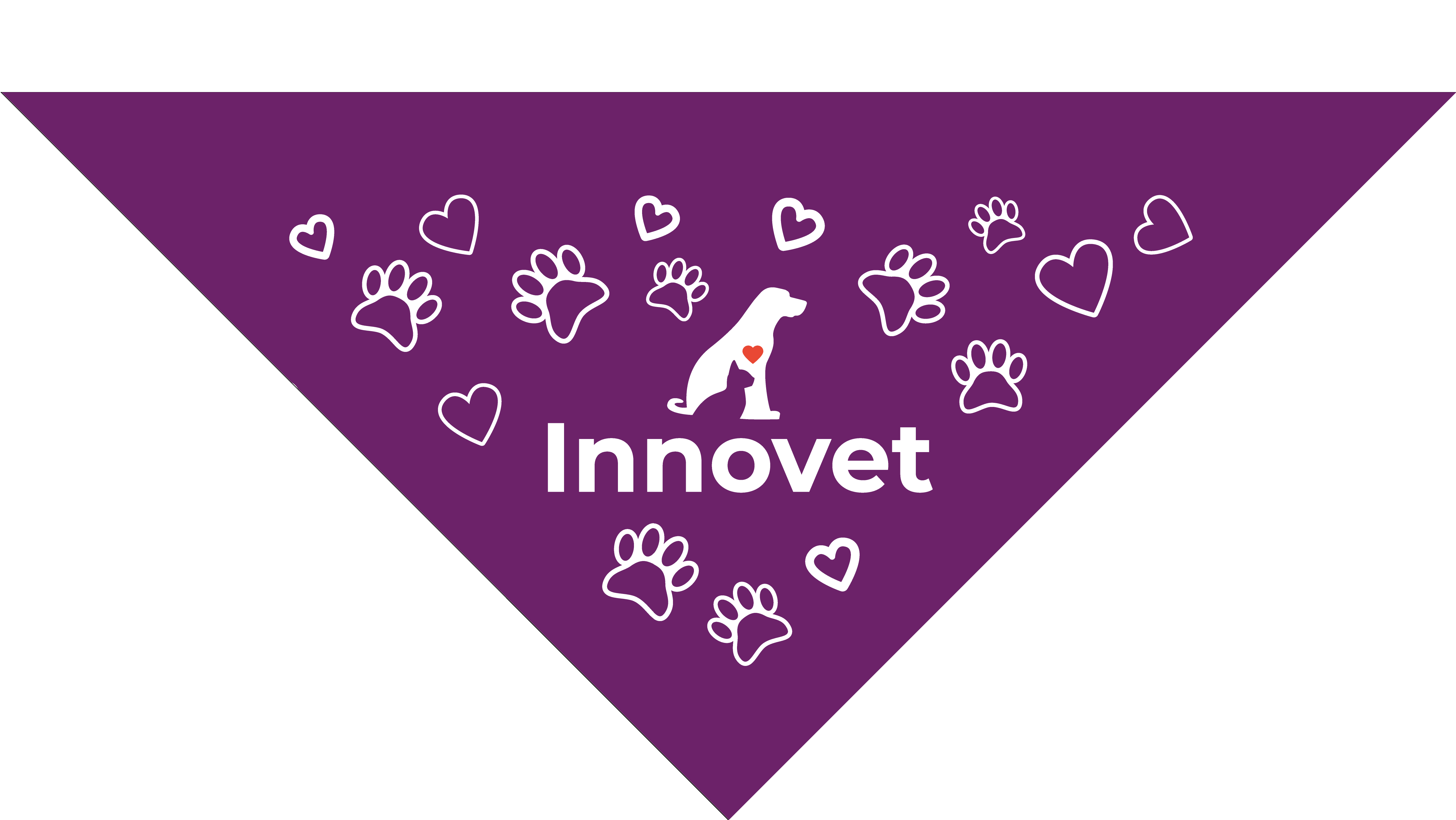 Purple Pet Bandanas - Small - | Innovet Pet